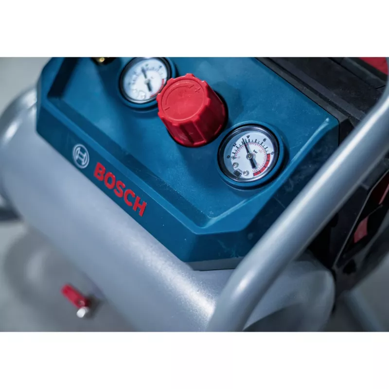 Bosch Professional GKO 18V-51 Cordless Air Compressor (Blue/Silver)