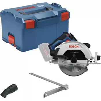 Bosch Professional GKS 18V-68-2 Cordless Hand-Held Circular Saw, 18V, 190mm Blade, Solo (No Battery or Charger), Blue/Black, in L-BOXX