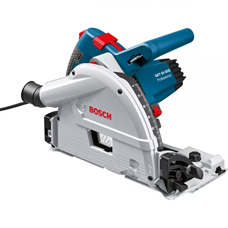 Bosch Professional GKT 55 GCE Plunge Saw with FSN 1400 Guide Rail, 1400 W, Blue, L-BOXX 374
