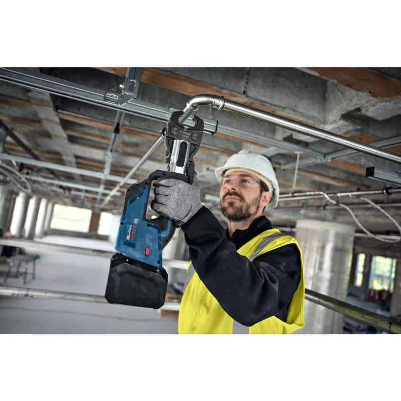 Bosch Professional GPT 18V-19 Cordless Press Tool 18V Solo Kit SV (3 Compact SV Jaws, L-BOXX, No Battery/Charger)