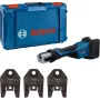 Bosch Professional GPT 18V-32 Cordless Pressing Tool Solo Kit TH with 3 Standard TH Pressing Jaws in L-BOXX (Without Battery and Charger)