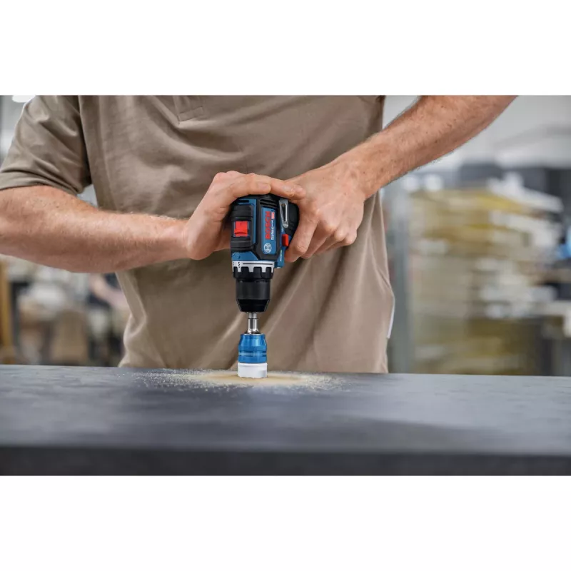 Bosch Professional GSR 12V-32 Cordless Drill Driver (12V, 2x 2.0Ah Li-Ion, 36-Piece Accessory Set, Tool Bag, Blue/Black)
