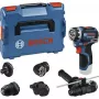 Bosch Professional GSR 12V-32 FC Cordless Drill/Driver 12V (Blue/Black, Bare Unit, 5 Adapters, L-BOXX)