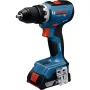 BOSCH Professional GSR 18V-65 Cordless Drill Driver, Brushless, 2x 5.0Ah Li-Ion, L-BOXX, Hand Tool Set