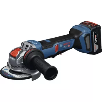 Bosch Professional GWX 18V-11PS Cordless Angle Grinder Solo, 18V, 125mm, X-LOCK, Blue/Black, without Battery and Charger