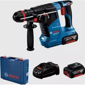 BOSCH Rotary Hammer GBH 187-LI 2.4J 2x5.0Ah One Chuck