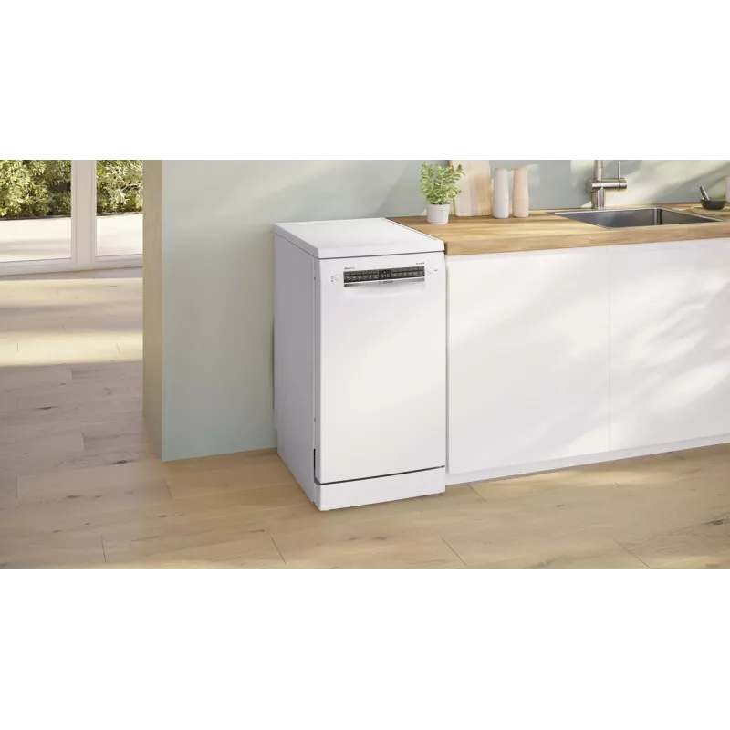 Bosch SPS4HMW13E Freestanding Dishwasher, 9 Place Settings, Energy Class C, 45cm, White