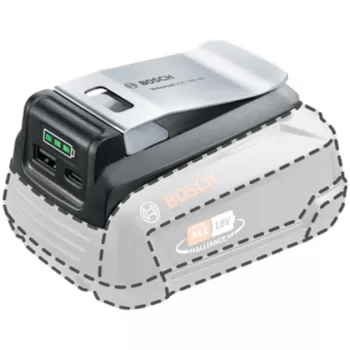 Bosch UniUSB 18V-15 Charger for 18V POWER FOR ALL Batteries with USB-C Port (1600A02WS1)
