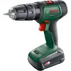 BOSCH UniversalImpact 18V Cordless Impact Drill (Green/Black, 2x1.5Ah Li-Ion, 241-Piece Set)