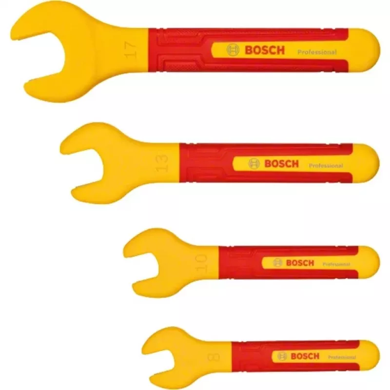 Bosch VDE Insulated Open-End Wrench Set 8/10/13/17mm (1600A02NE8)