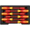 Bosch VDE Insulated Screwdriver Set 1600A02NF3, 7-Piece, Slotted/Phillips/Pozidriv, 1000V, IEC 60900