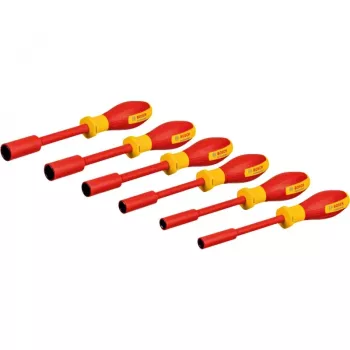 Bosch VDE Insulated Screwdriver Set 1600A02NF3, 7-Piece, Slotted/Phillips/Pozidriv, 1000V, IEC 60900