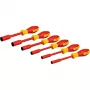 Bosch VDE Insulated Screwdriver Set 1600A02NF3, 7-Piece, Slotted/Phillips/Pozidriv, 1000V, IEC 60900