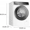 Bosch WGB266A0SN Front Load Washing Machine, 10 kg, 1600 rpm, A Energy Class, White