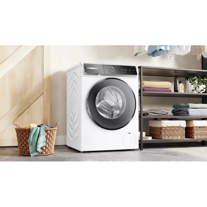 Bosch WGB266A0SN Front Load Washing Machine, 10 kg, 1600 rpm, A Energy Class, White