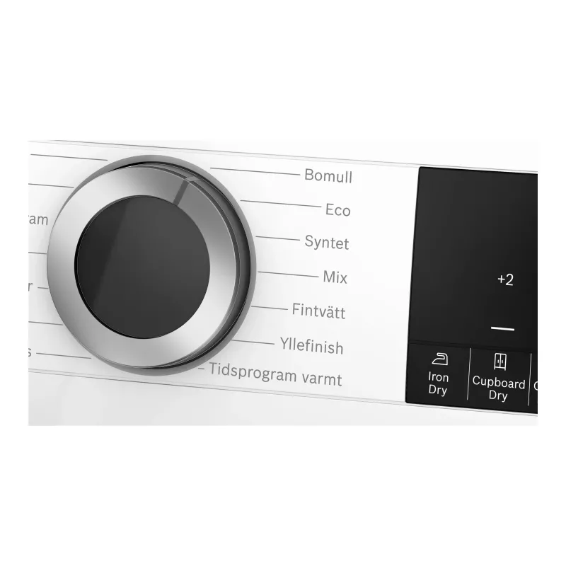 Bosch Serie 6 WQG2420PSN Heat-Pump Tumble Dryer, 9 kg, D, 62 dB