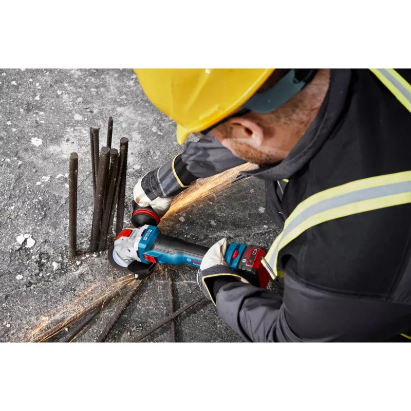 Bosch X-LOCK Cordless Angle Grinder GWX 18V-11 S Professional Solo, 18V, 125mm, Blue/Black, Tool Only