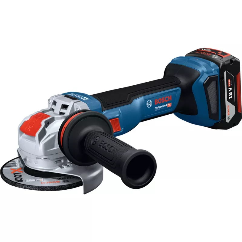 Bosch X-LOCK Cordless Angle Grinder GWX 18V-11 S Professional Solo, 18V, 125mm, Blue/Black, Tool Only