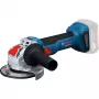 BOSCH X-LOCK Cordless Angle Grinder GWX 18V-8 Professional Solo, 18V, Blue/Black, 125 mm (Bare Tool)