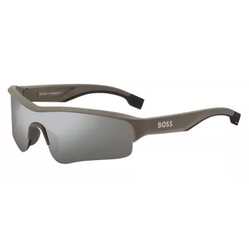 BOSS BOSS1607NS10A Men's Sunglasses Oversized Shield 99mm Lens 100% UV400