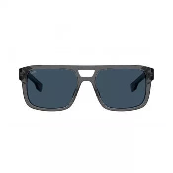 BOSS BOSS1648SKB7 Sunglasses Havana Brown Square Acetate Men's