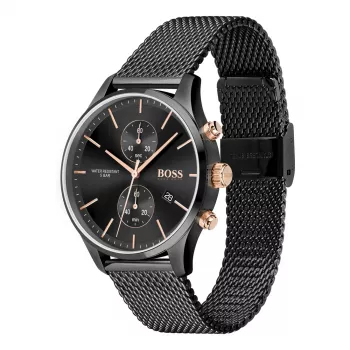 BOSS Hero Men's Quartz Chronograph Watch 1513811 42 mm Stainless Steel Blue Dial