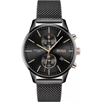 BOSS Hero Men's Quartz Chronograph Watch 1513811 42 mm Stainless Steel Blue Dial