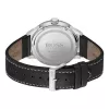 BOSS Men's Grand Prix Chronograph Watch 1513898 44mm Black Dial Leather Strap