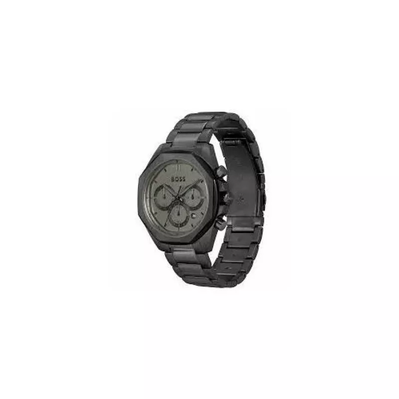 BOSS Men's Skymaster Chronograph Watch 1514016 44mm Stainless Steel Blue Dial