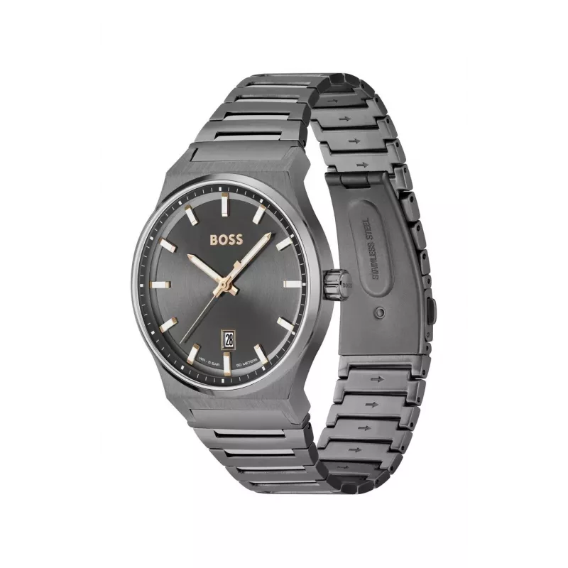 BOSS Men's Skymaster Chronograph Watch 1514078 41mm Blue Dial Stainless Steel