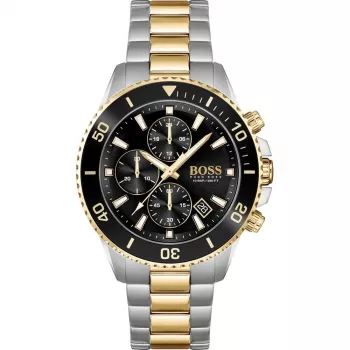 BOSS Men's Watch 1513908 45mm Stainless Steel Blue Dial Chronograph