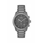 BOSS Men's Watch 1514005 44mm Stainless Steel Case Blue Dial Brown Leather Strap Chronograph Quartz