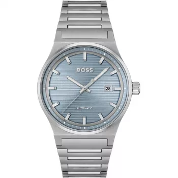 BOSS Men's Watch 1514118 41mm Stainless Steel Blue Dial Chronograph
