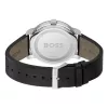 BOSS Men's Watch 1514125 Velocity Quartz Chronograph 44 mm Blue Dial Brown Leather Strap