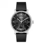 BOSS Men's Watch 1514125 Velocity Quartz Chronograph 44 mm Blue Dial Brown Leather Strap