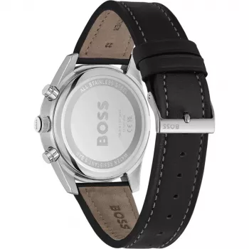BOSS Men's Watch 1514147 44mm Stainless Steel Blue Dial Chronograph