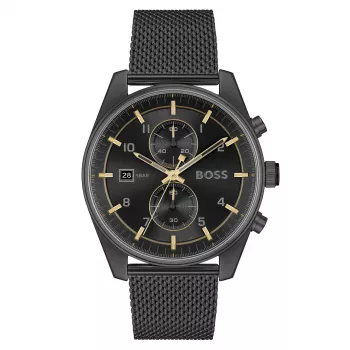 BOSS Men's Watch 1514150 (44mm) - Blue Dial, Stainless Steel