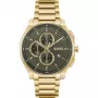 BOSS Men's Watch 1514190 44mm Blue Dial Brown Leather Strap Chronograph Quartz