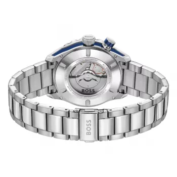 BOSS Men's Watch 1514212 42mm Stainless Steel Blue Dial Chronograph