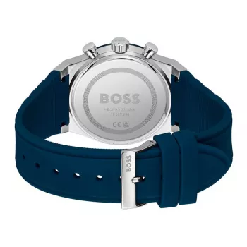BOSS Men's Watch 1514243 41mm Stainless Steel Blue Dial Chronograph