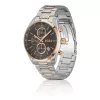BOSS Men's Watch 1514252 44mm Quartz Chronograph Stainless Steel Silicone Black