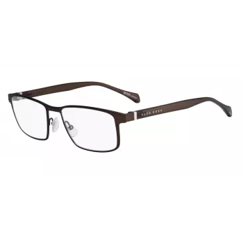 BOSS Sunglasses BOSS1119ITSYZ Men's Rectangular Acetate Full Rim Black Frame Grey Lens 56/18/140 mm UV400