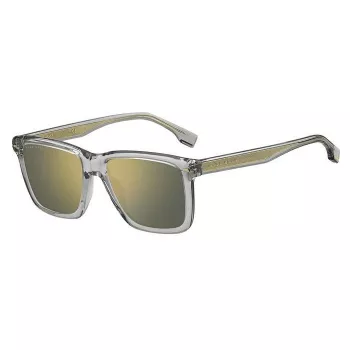 BOSS Sunglasses BOSS1317SKB7C Men's Square Havana Acetate Frame Brown Lens UV400