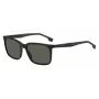 BOSS Sunglasses BOSS1579S807 Men's Square Acetate Black Frame Grey Lens 57/17/145 mm