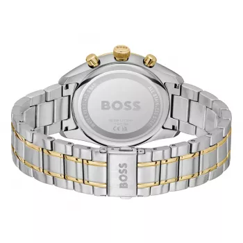 BOSS Velocity Men's Quartz Chronograph Watch 1514227 44mm Black Silicone