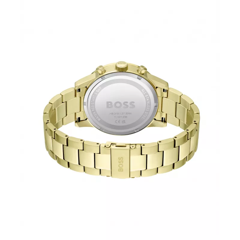 BOSS Watch Man 1513923 (46mm) - Blue Dial, Stainless Steel Chronograph