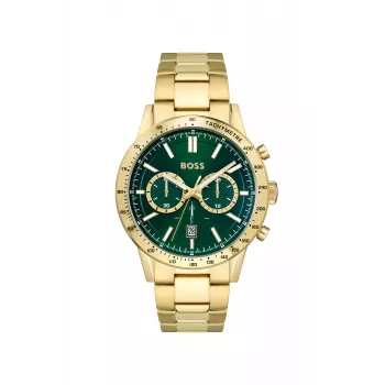 BOSS Watch Man 1513923 (46mm) - Blue Dial, Stainless Steel Chronograph
