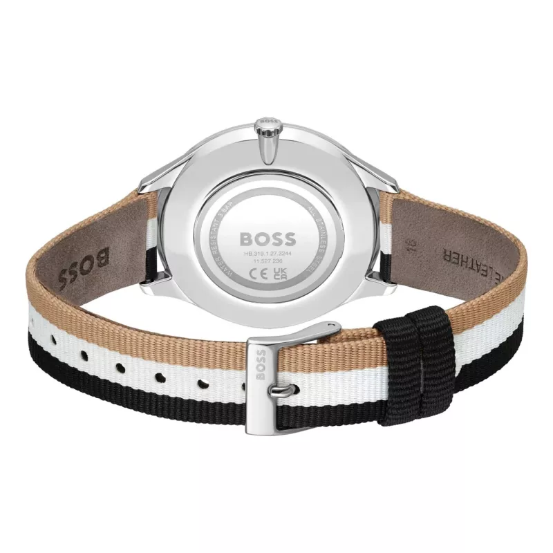 BOSS Women's 1502694 Quartz Analog Watch 35mm Silver Stainless Steel Mesh