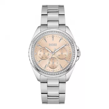 BOSS Women's Watch 1502732 38mm Silver Stainless Steel Mesh Quartz