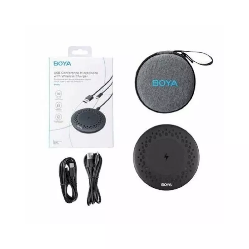 BOYA Blobby Wireless Omnidirectional Conference Microphone, Black